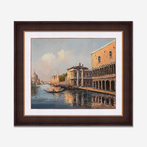 "Contre Grand Canal" Handmade Oil Painting 20"x24"