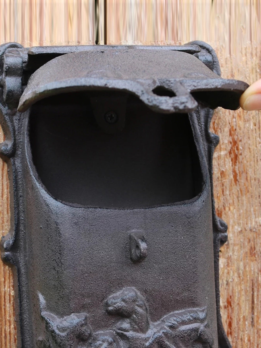 The Equestrian - Wall Mounted Cast Iron Mailbox - The Decor Kart 