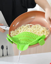 Silicone Food Strainer - Green