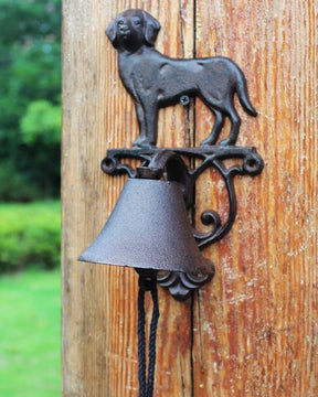 Loyal Friend - Cast Iron Wall Mounted Bell - The Decor Kart 