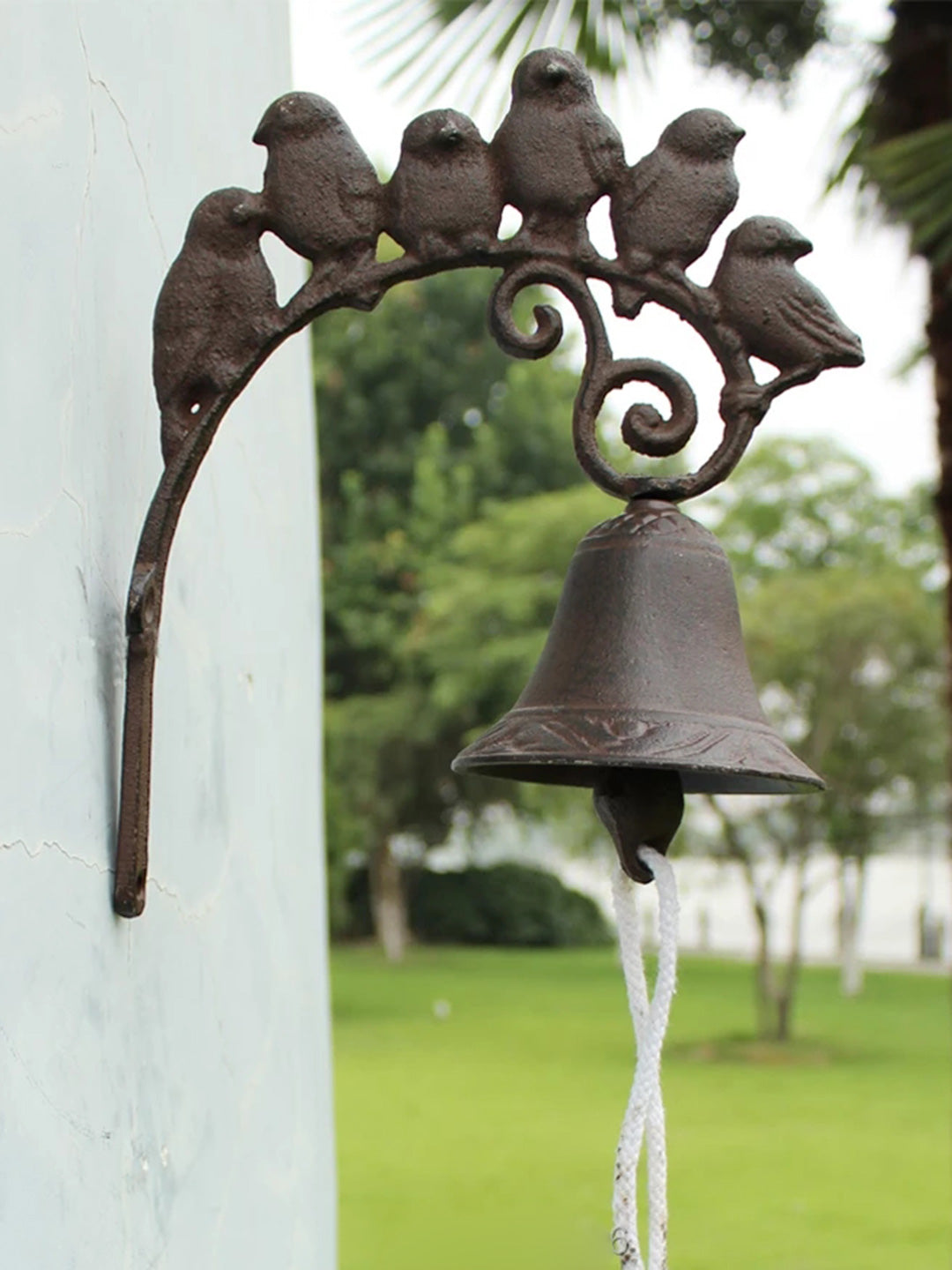 The Committee - Cast Iron Wall Mounted Bell - The Decor Kart 