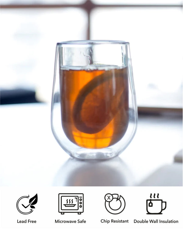 Double Wall Coffee Mug- Black