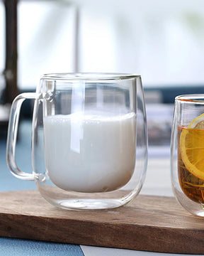 Double Wall Coffee Mug - 420 ml - The Decor Kart 