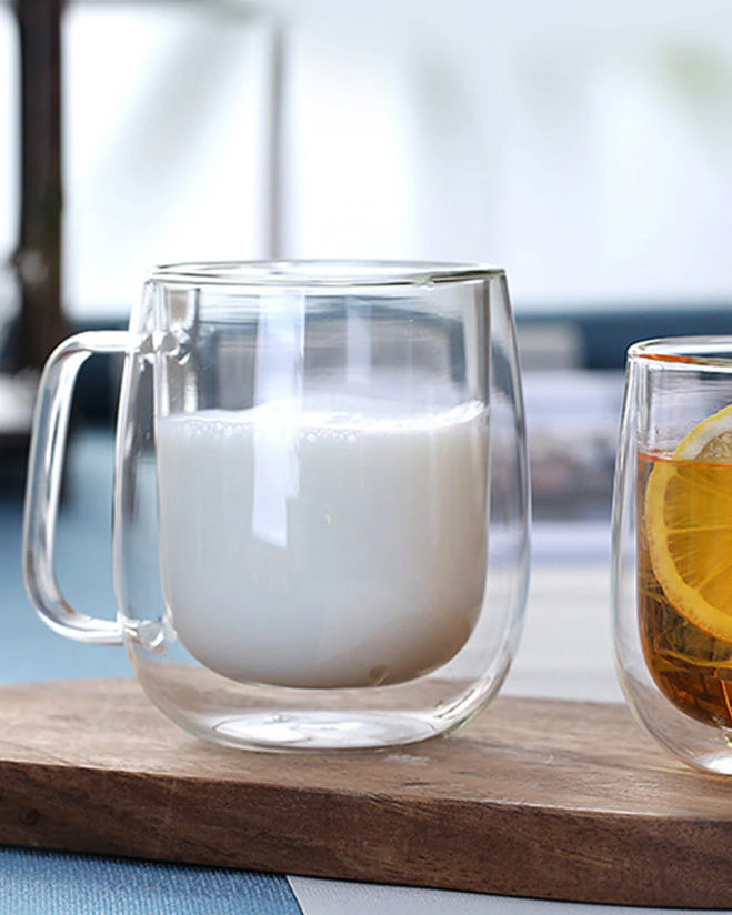 Double Wall Coffee Mug - 420 ml - The Decor Kart 