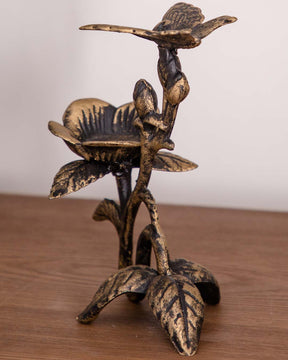 Bird & Branch Cast Iron Candle Holder - The Decor Kart 