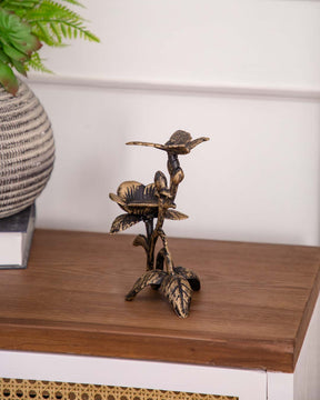 Bird & Branch Cast Iron Candle Holder - The Decor Kart 