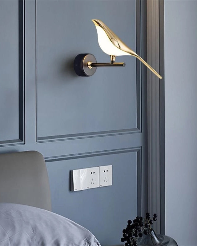 Aves Sitting Bird Wall Sconces - The Decor Kart