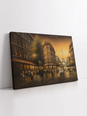 "The Paris Street" Handmade Oil Painting 36"x 48"