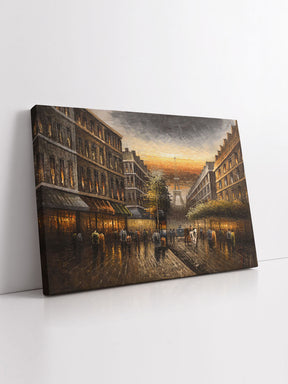 "The Paris Street" Handmade Oil Painting 36"x 48"