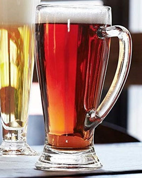 Transparent Thick Crafted Beer Mug - Set of 2 - The Decor Kart 