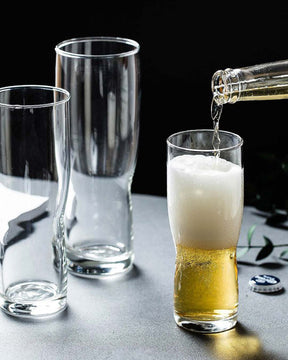 Bormioli Rocco New Pilsner Beer Glasses - Set of 6 Medium - The Decor Kart 