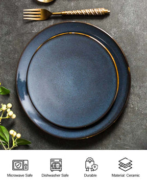 Mallotca Blue Quarter Plate
