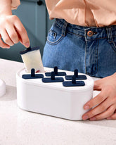 Popsicle Ice Cream Mold Maker - White - The Decor Kart 