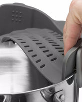 Silicone Food Strainer - Black
