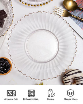 Fortuna Dinner Plate - Clear