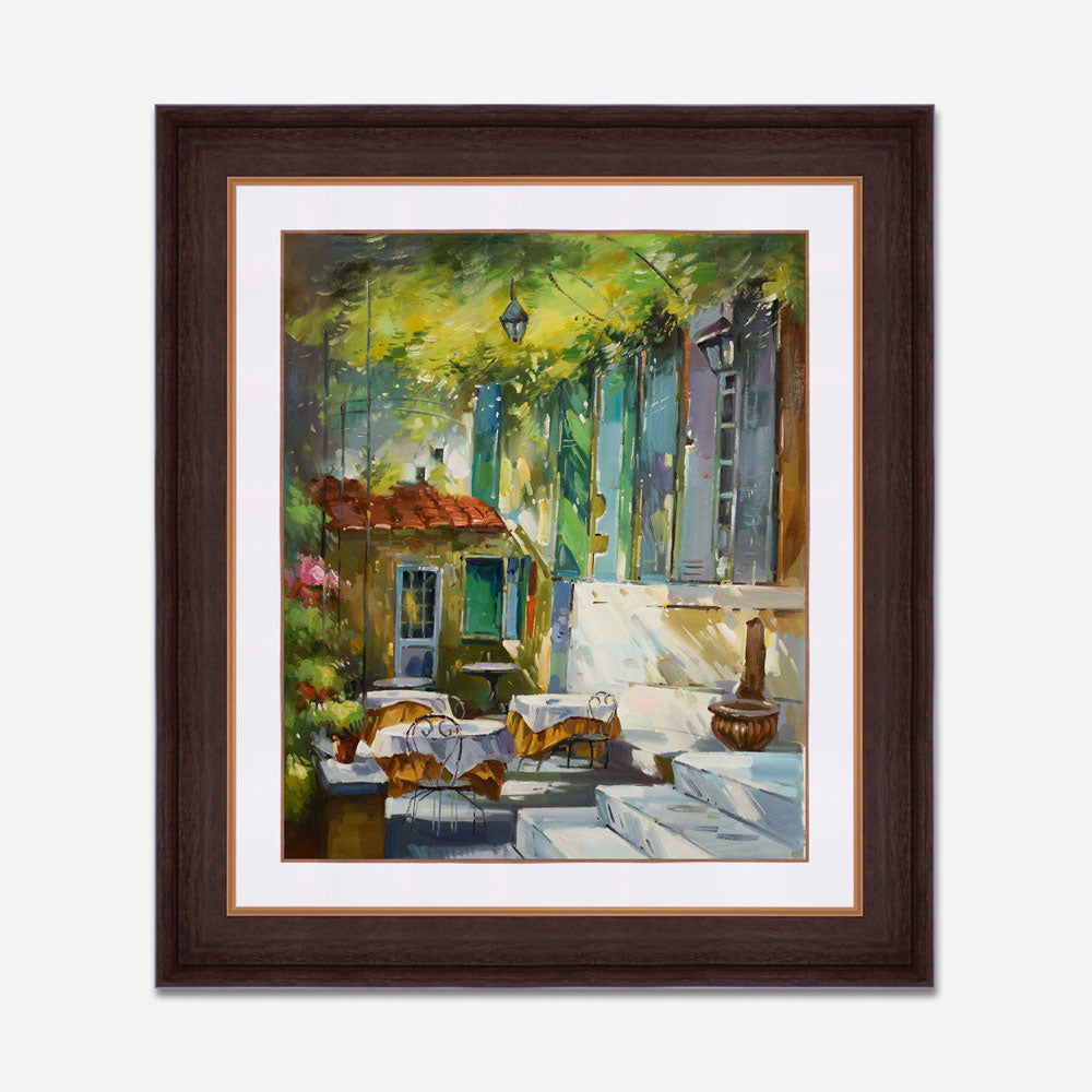 "The House" Handmade Oil Painting 20"x24"