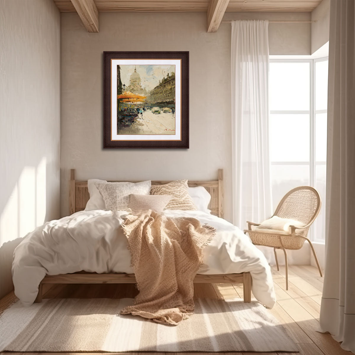 "City Abstract" Handmade Oil Painting 20"x24"