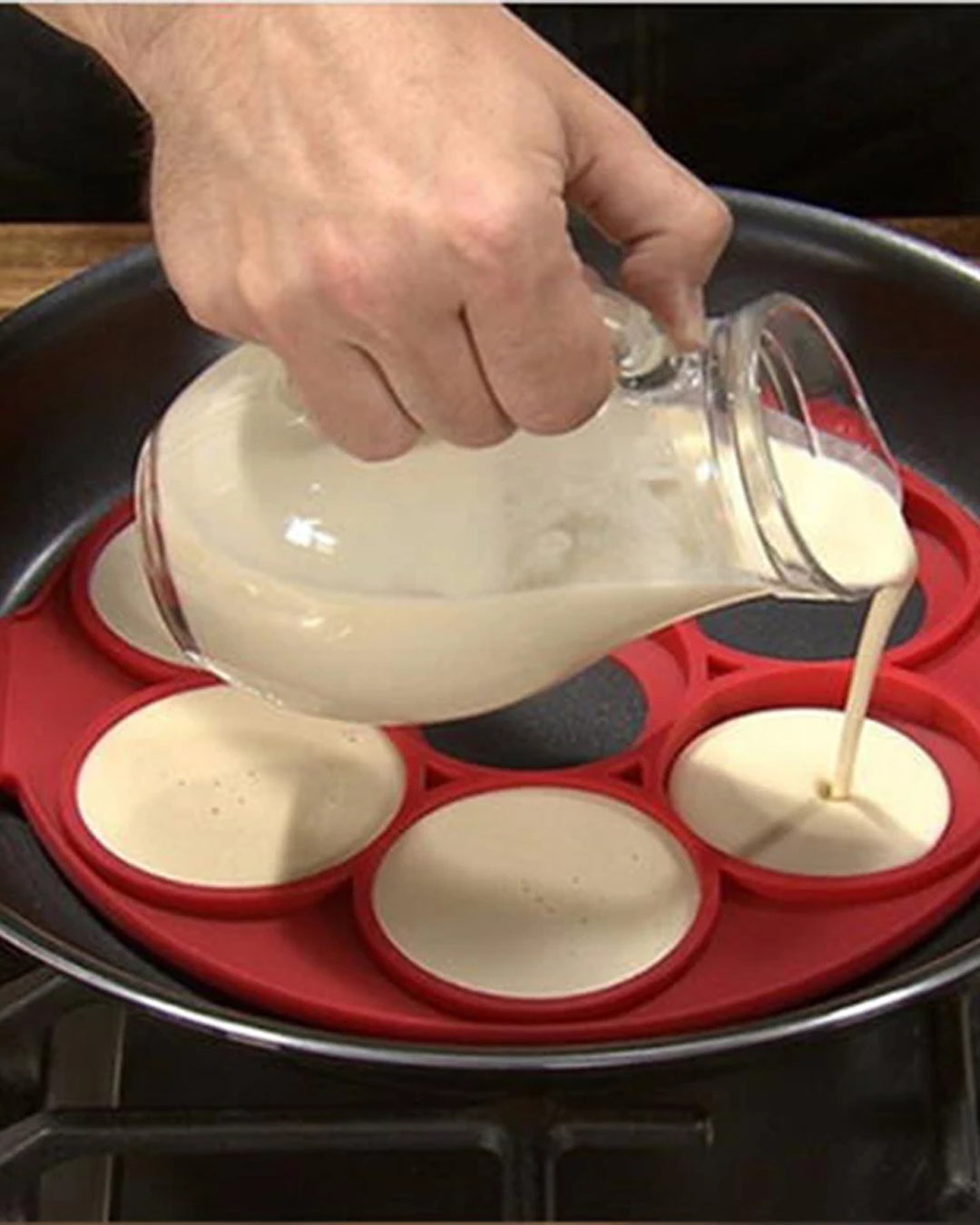 7 holes Pancake & Egg Molds Ring