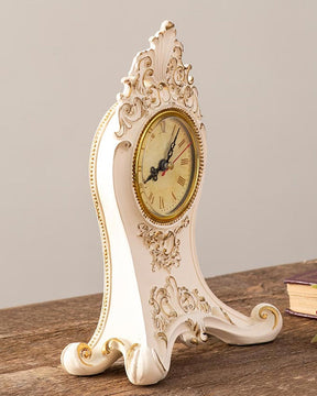 Classic Gold Victorian Table Top Clock - The Decor Kart 