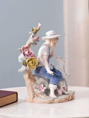 Companion - Fine Porcelain Figurine - The Decor Kart 