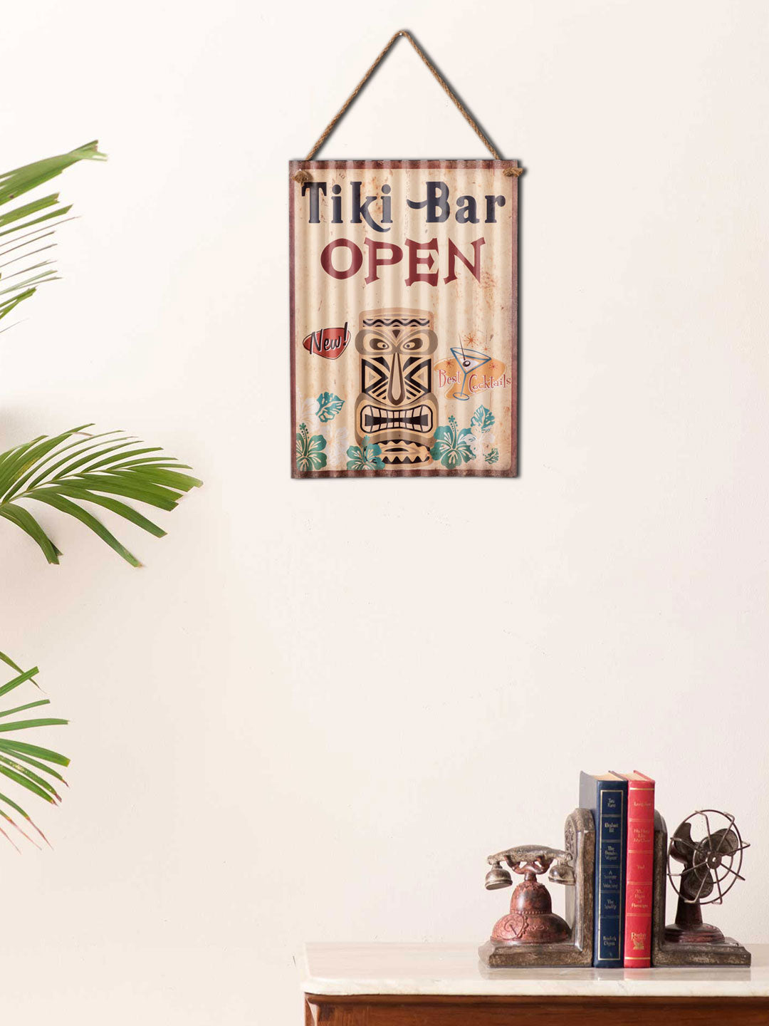 Tiki Bar Open Wall Art - The Decor Kart 