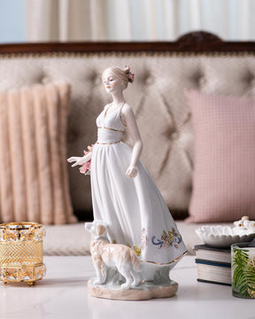 Victorian Lady - Fine Porcelain Figurine - The Decor Kart 