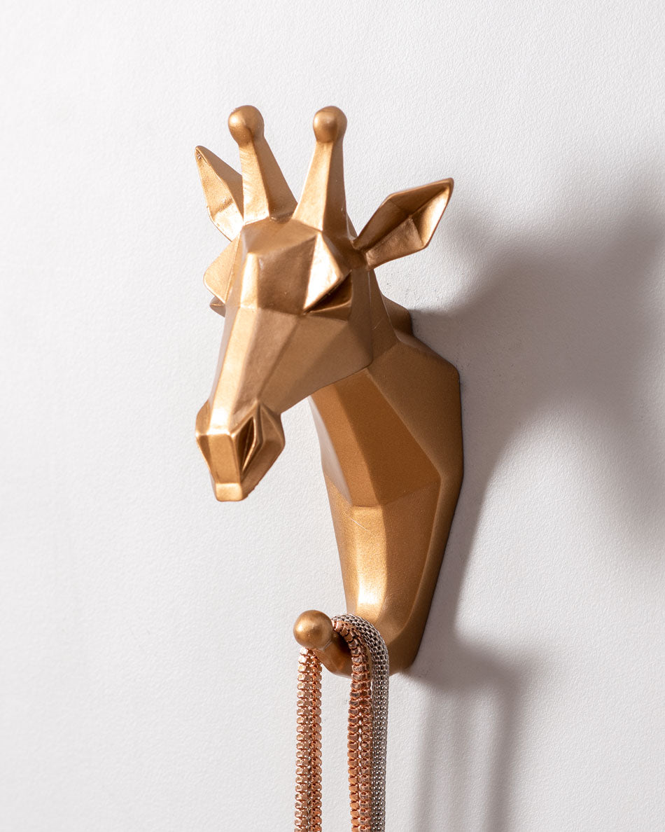 Deer Safari Wall Hook - Gold - The Decor Kart 