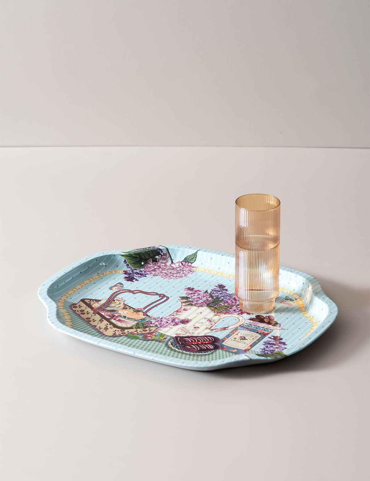 The Picnic Serving Tray - Blue - The Decor Kart 