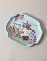 The Picnic Serving Tray - Blue - The Decor Kart 