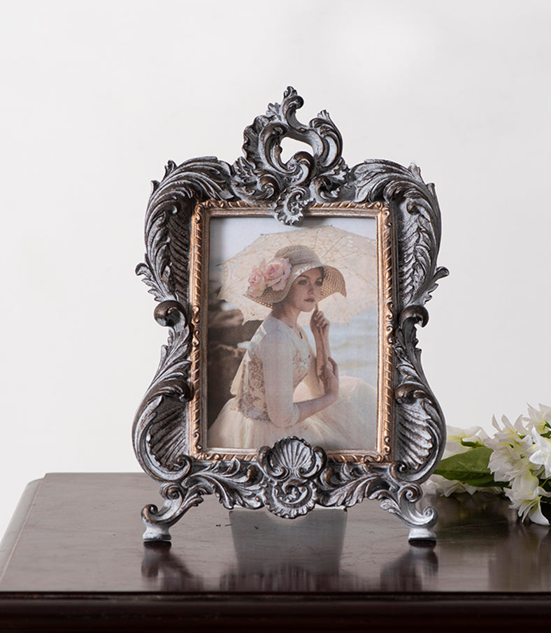 'Regality' Photo Frame - Rustic Grey - The Decor Kart