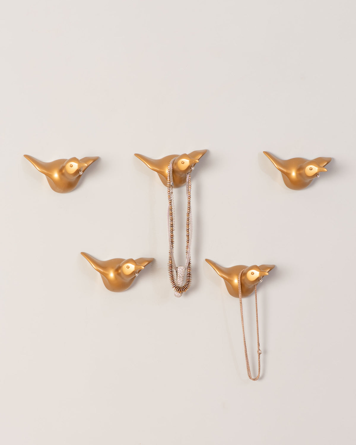 Flying Bird Wall Hooks - Set of 5 - The Decor Kart