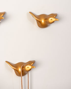 Flying Bird Wall Hooks - Set of 5 - The Decor Kart 