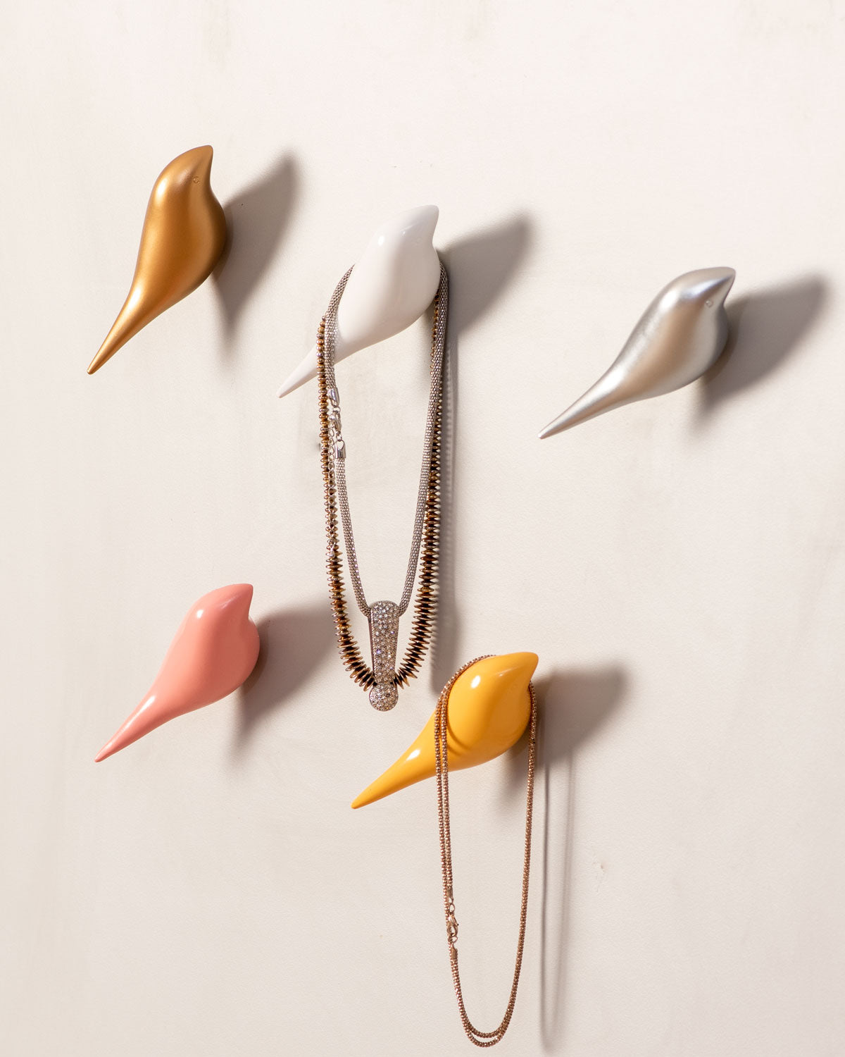 Wall Mounted Abstract Birds - Set of 5 - The Decor Kart 