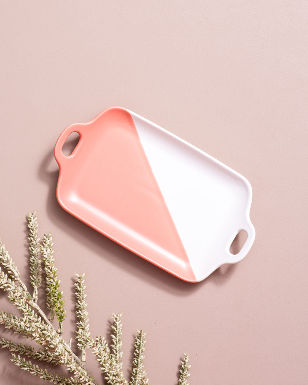 'Split' Rectangle Baking Dish - Pink - The Decor Kart 