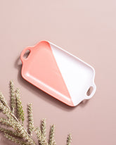 'Split' Rectangle Baking Dish - Pink - The Decor Kart 