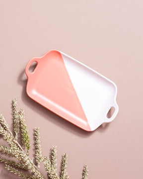 'Split' Rectangle Baking Dish - Pink - The Decor Kart 