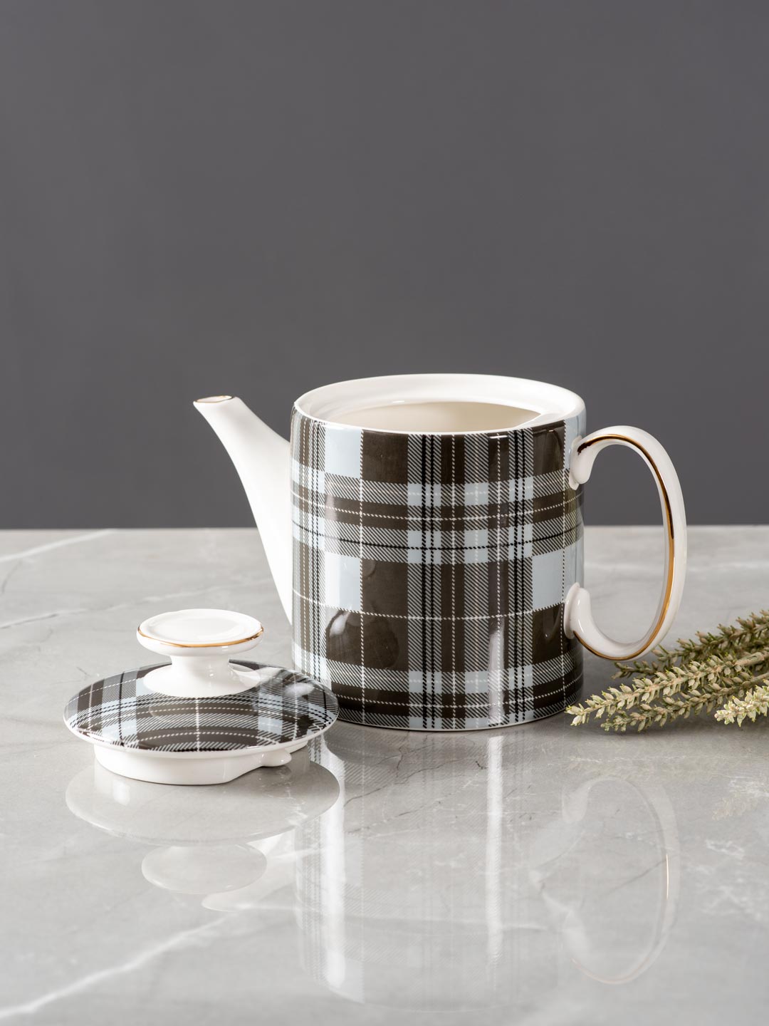 Flanel Kettle - Grey - The Decor Kart 