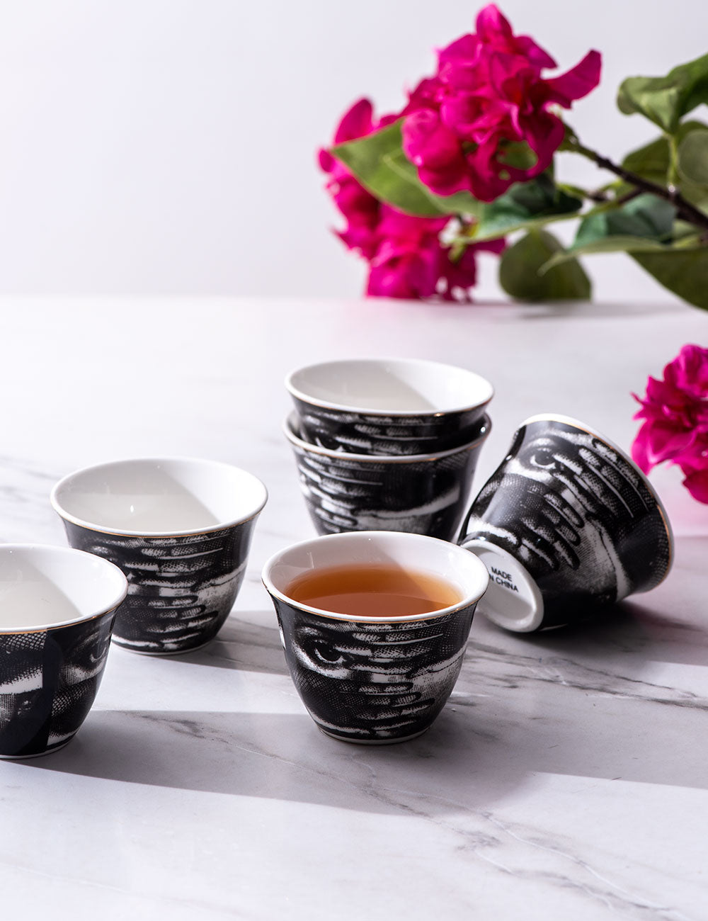 The Woman - Ceramic Green Tea Cups - Set of 12 - The Decor Kart
