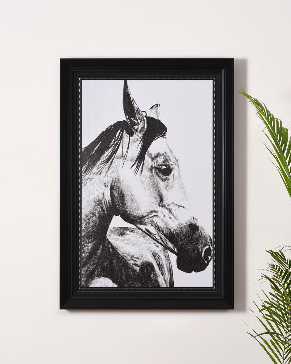 'Equine' Sandblast Framed Wall Art - The Decor Kart
