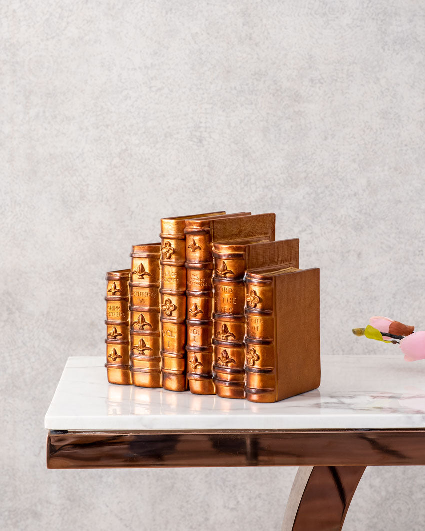 Vintage Books Bookend Set - The Decor Kart 