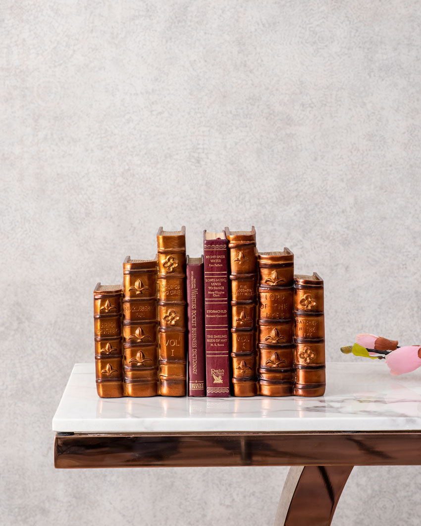 Vintage Books Bookend Set - The Decor Kart 