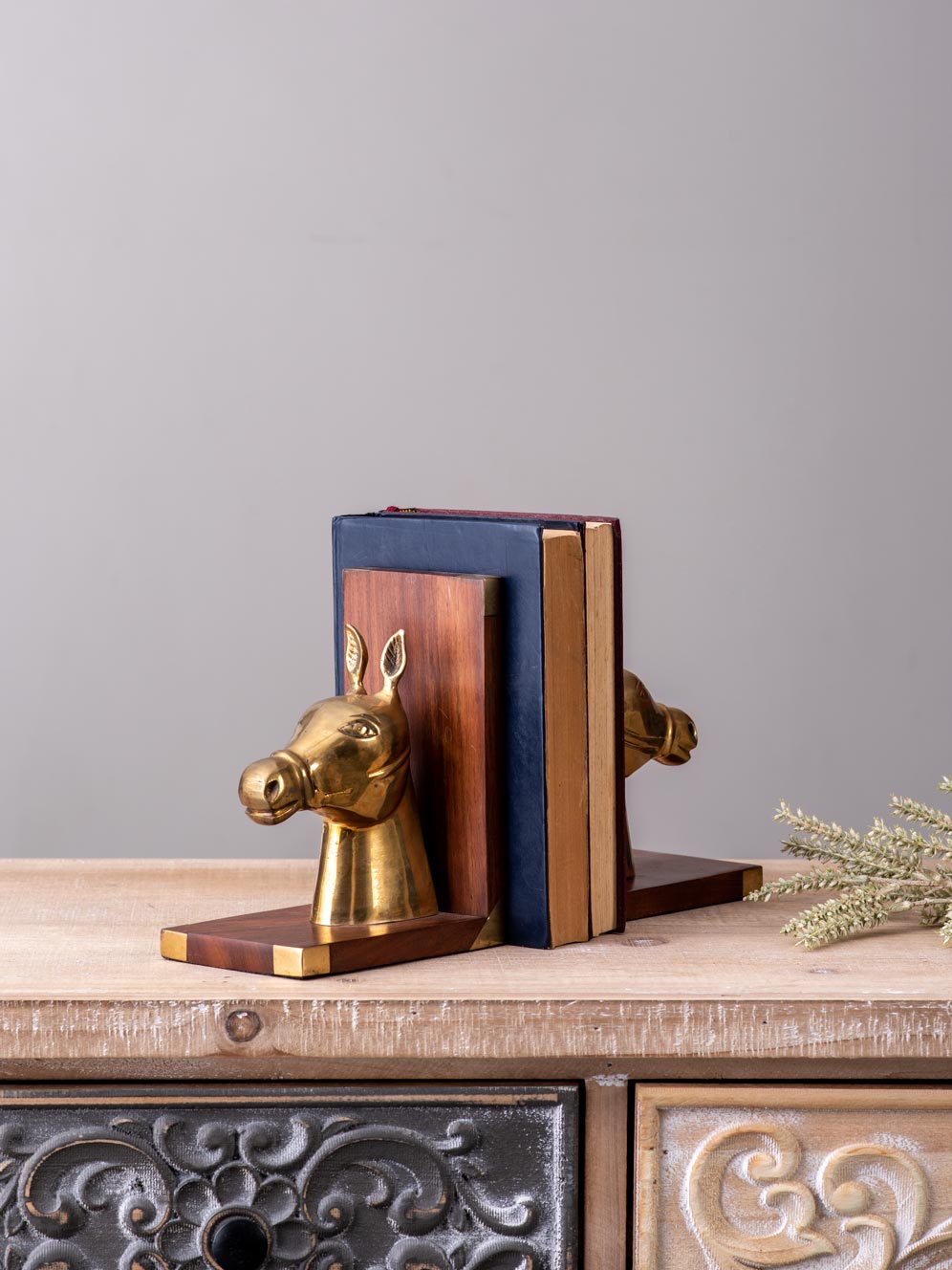 Tranquil Horse Bookend