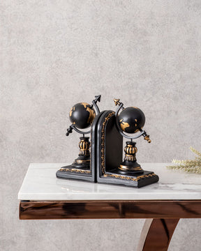 Terrestrial Globe Bookends Set - The Decor Kart 