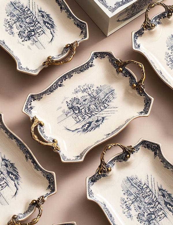 'Yorkshire' Victorian Ornamental Tray - The Decor Kart