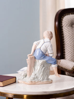 Beautiful Boy - Fine Porcelain Figurine - The Decor Kart 