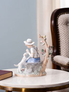 Companion - Fine Porcelain Figurine - The Decor Kart 