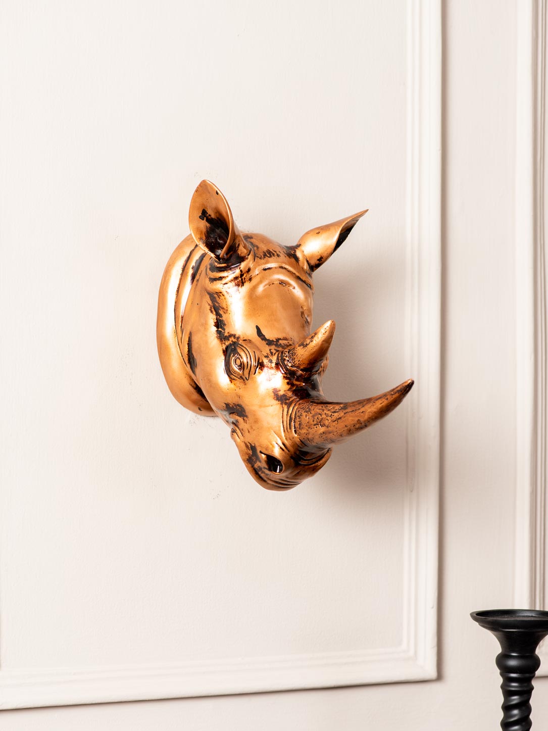 Rhinoceros - Wall Mounted Sculpture - The Decor Kart 