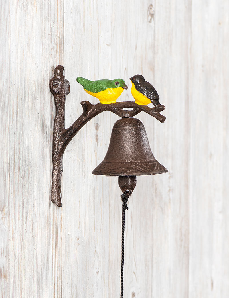 Chirpy - Cast Iron Wall Mounted Bell - The Decor Kart 