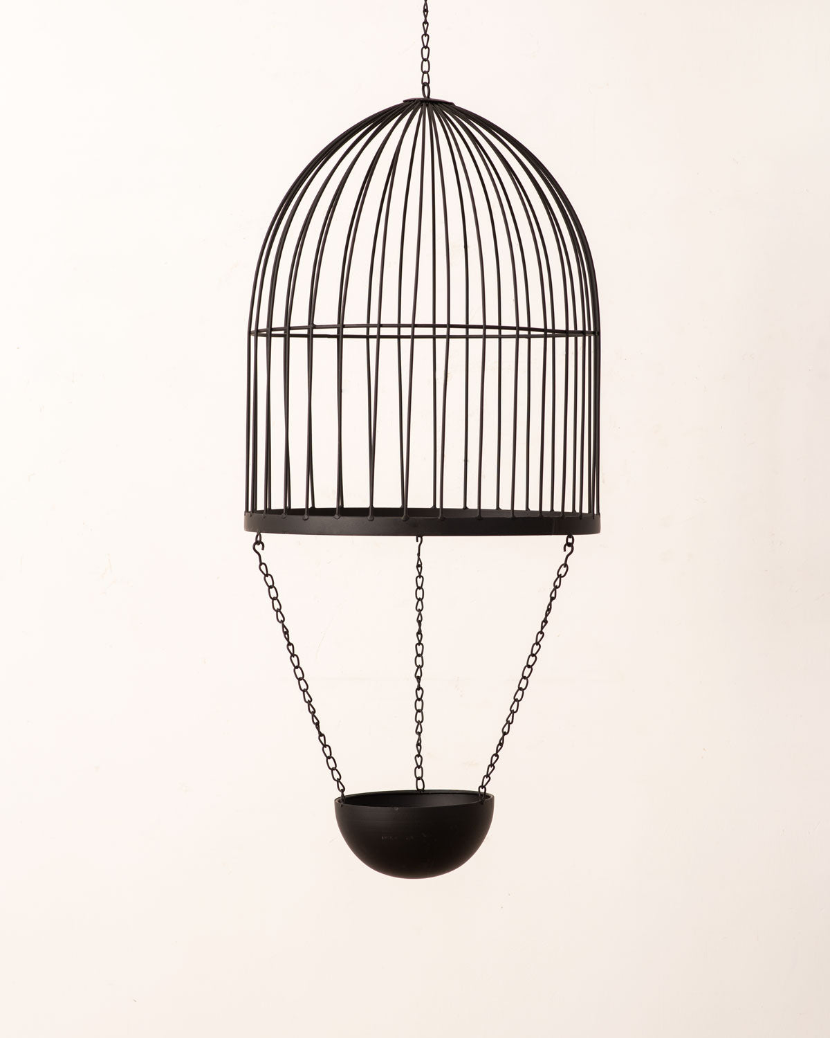 Decorative Hanging Cage Planter - Small - The Decor Kart 