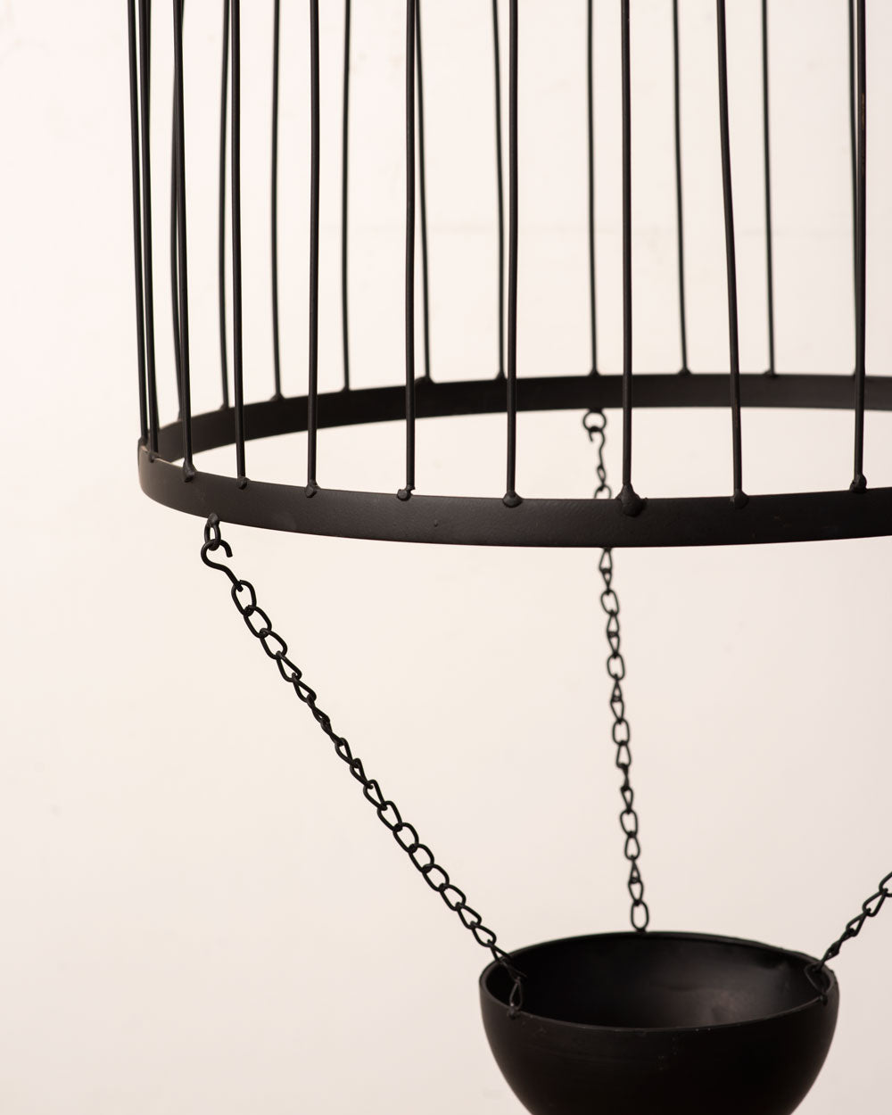 Decorative Hanging Cage Planter - Small - The Decor Kart 